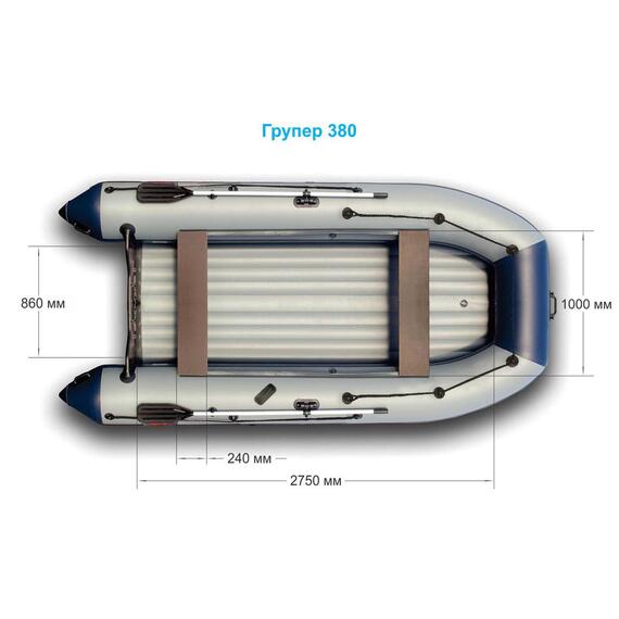 Лодка Групер 380, фото 