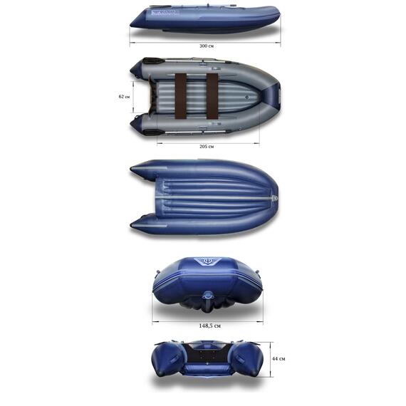 Надувная лодка Флагман 300, фото , изображение 2