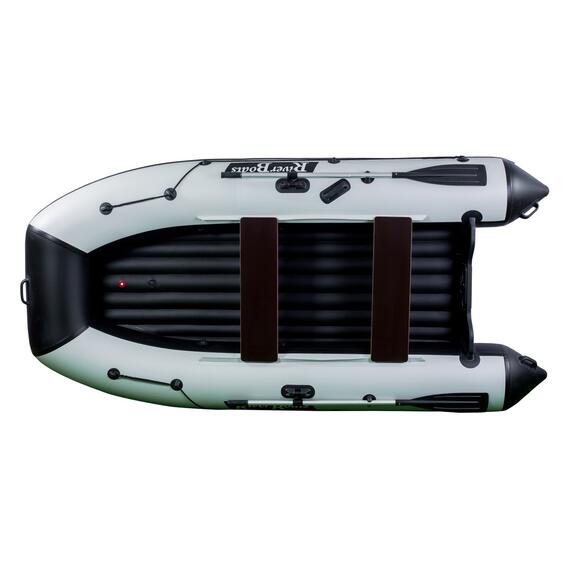 Надувная лодка RiverBoats RB 320 НДНД Лайт (серо-белый), Цвет: серо-белый, Материал: 900 гр/м2, фото 