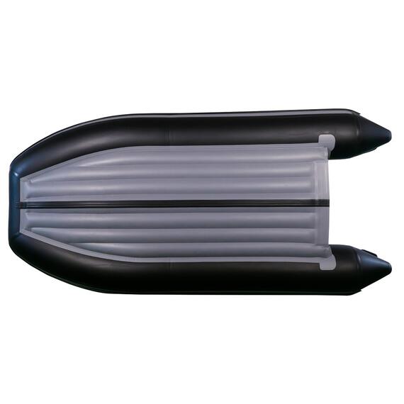 Надувная лодка RiverBoats RB 340 НДНД Лайт (черно-серый), фото , изображение 2