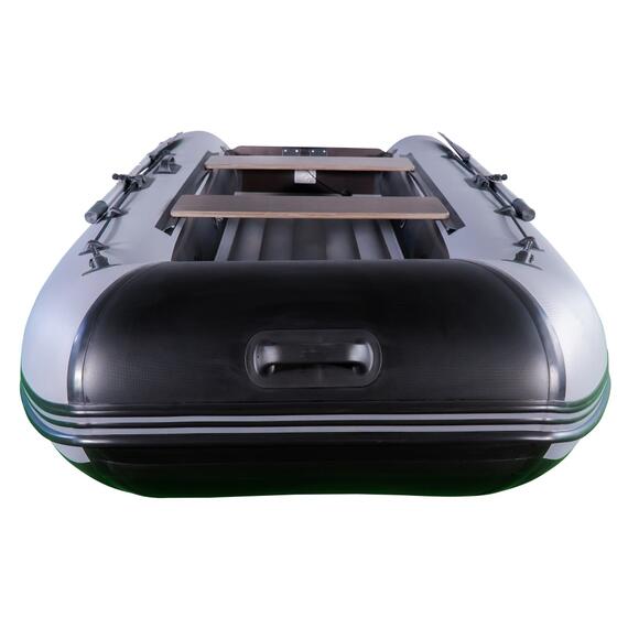 Надувная лодка RiverBoats RB 340 НДНД Лайт (черно-серый), фото , изображение 3