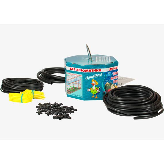 Капельный полив АкваДуся +60 на 60 растений без автоматики, фото 