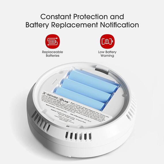 Беспроводной датчик угарного газа X-Sense с цифровым дисплеем, CO03D-W, фото , изображение 5