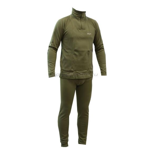 Термобелье мужское Graff DUO SKIN 300 900/902 оливковое, L, Размер: L, Расцветка: Оливковый, фото 