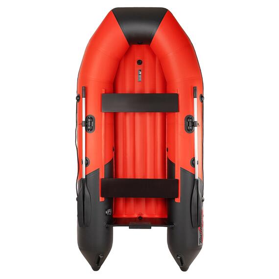Надувная лодка Таймень NX 2900 НДНД красный-черный, Расцветка: красный-черный, Количество пассажиров: 3, фото 