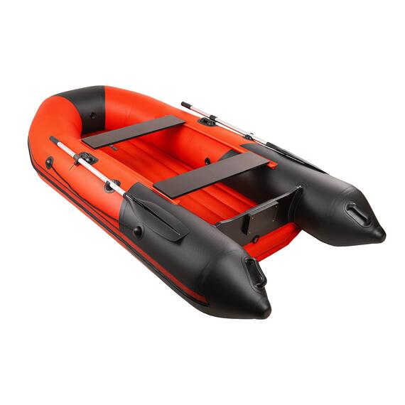 Надувная лодка Таймень NX 2900 НДНД красный-черный, Расцветка: красный-черный, Количество пассажиров: 3, фото , изображение 2