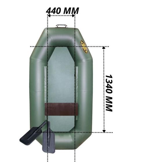 Надувная лодка ПВХ Лодки Поволжья S-190 гребки, фото , изображение 5