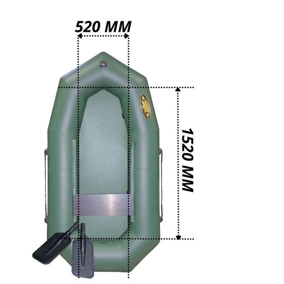 Надувная лодка ПВХ Лодки Поволжья S-210 гребки, фото , изображение 4