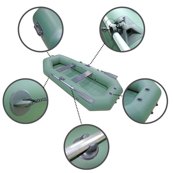 Надувная лодка ПВХ Лодки Поволжья S-265, фото , изображение 2