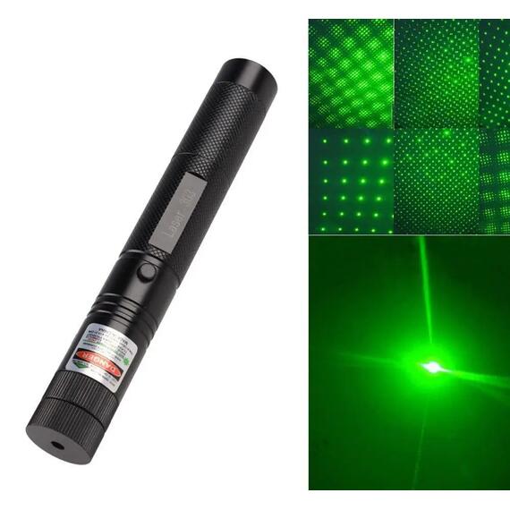 Лазерная указка Green Laser с насадкой, фото , изображение 3
