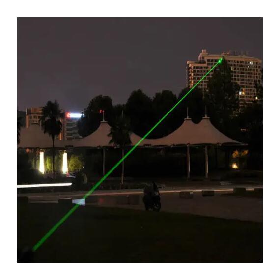 Лазерная указка Green Laser с насадкой, фото , изображение 5