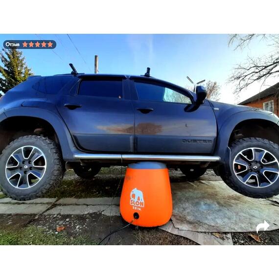 Домкрат надувной Слон 3 тн./65 см “Премиум” (Ondatra), фото , изображение 8