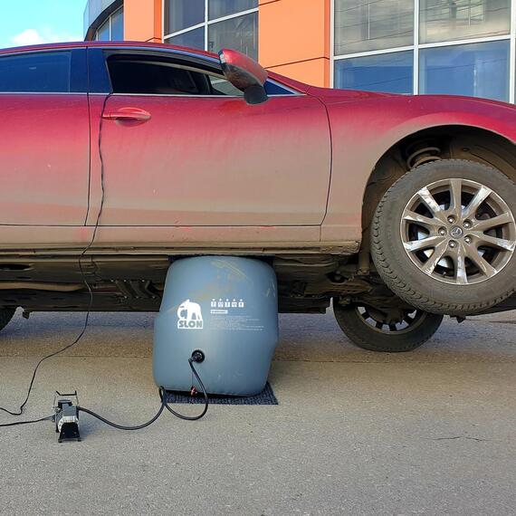 Домкрат надувной Слон 3 тн./65 см серия "Стандарт" (Ondatra), фото , изображение 2