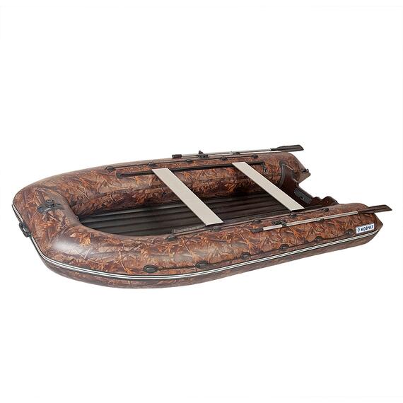 Лодка моторная килевая Ковчег 410 НДНД камуфляж тёмный лес, фото , изображение 2
