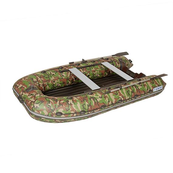 Лодка моторная килевая Ковчег 390 НДНД камуфляж зелёный, Расцветка: камуфляж зелёный, фото , изображение 2