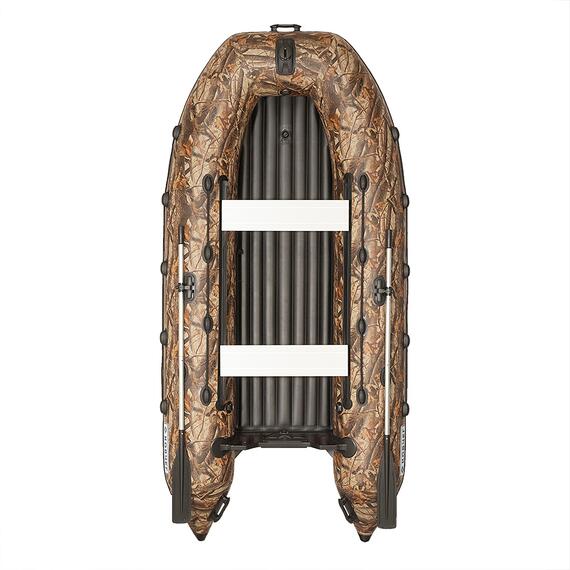 Лодка моторная килевая Ковчег 340 НДНД камуфляж светлый лес, Расцветка: камуфляж светлый лес, фото 