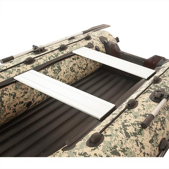 Лодка моторная килевая Ковчег 320 НДНД камуфляж пиксель, Расцветка: камуфляж пиксель, фото , изображение 5