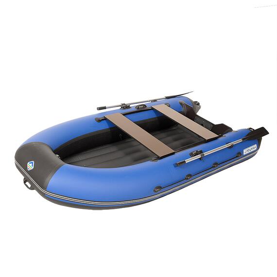 Лодка моторная килевая Лоцман 320 НДНД синий/чёрный, фото , изображение 2