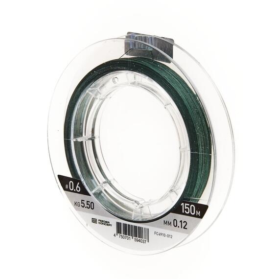 Леска плет. Feeder Concept Distance х8 BRAID Dark Green 150/012, фото , изображение 3