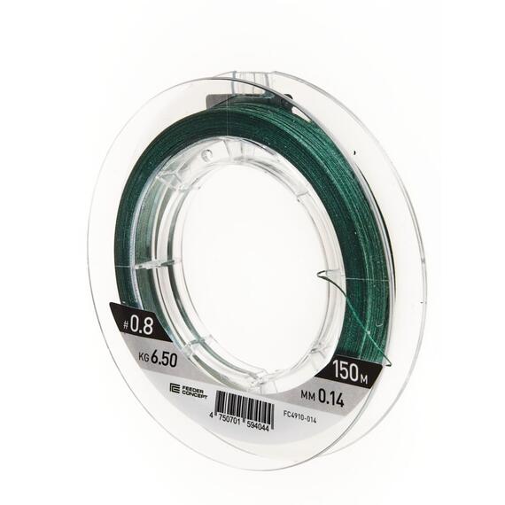 Леска плет. Feeder Concept Distance х8 BRAID Dark Green 150/014, фото , изображение 3