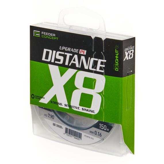 Леска плет. Feeder Concept Distance х8 BRAID Dark Green 150/016, фото 