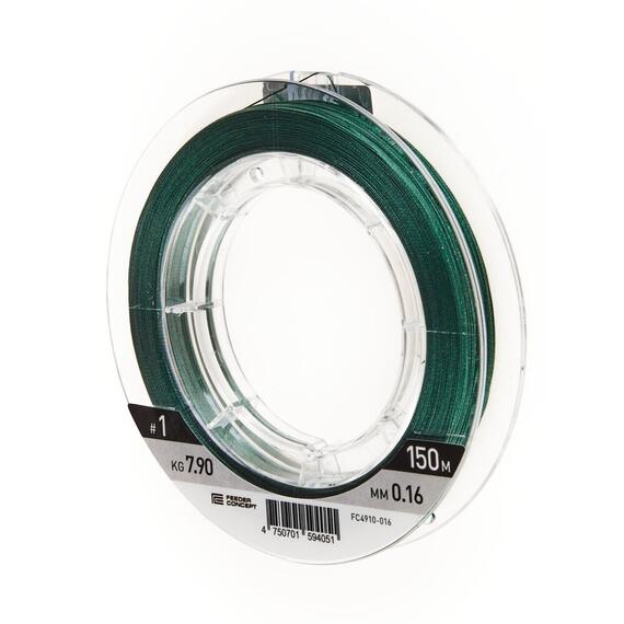 Леска плет. Feeder Concept Distance х8 BRAID Dark Green 150/016, фото , изображение 3