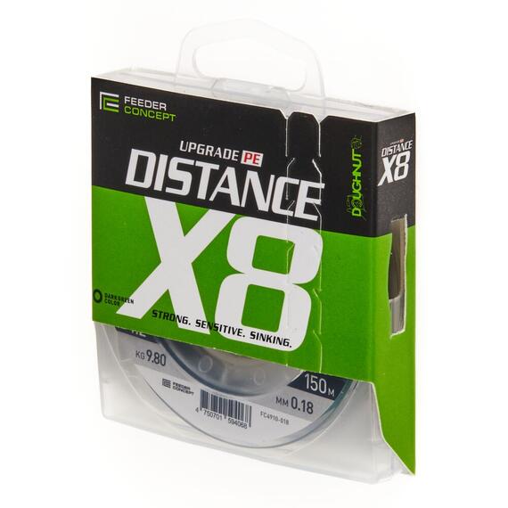 Леска плет. Feeder Concept Distance х8 BRAID Dark Green 150/018, фото 