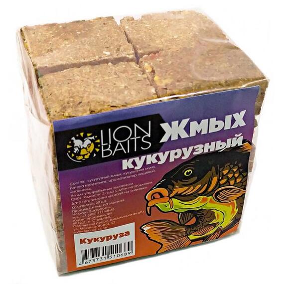 Lion baits Жмых кукурузный Макуха "Кукуруза" 20шт, Вкус: кукуруза, фото 