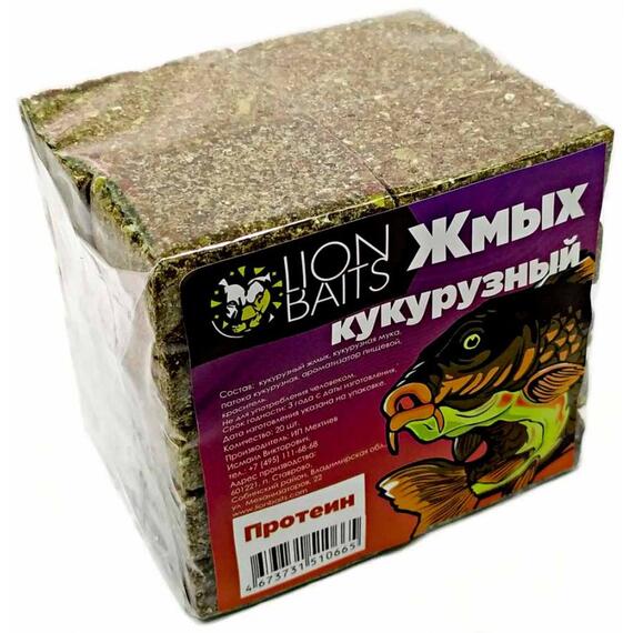 Lion baits Жмых кукурузный Макуха "Протеин" 20шт, Вкус: Протеин, фото 