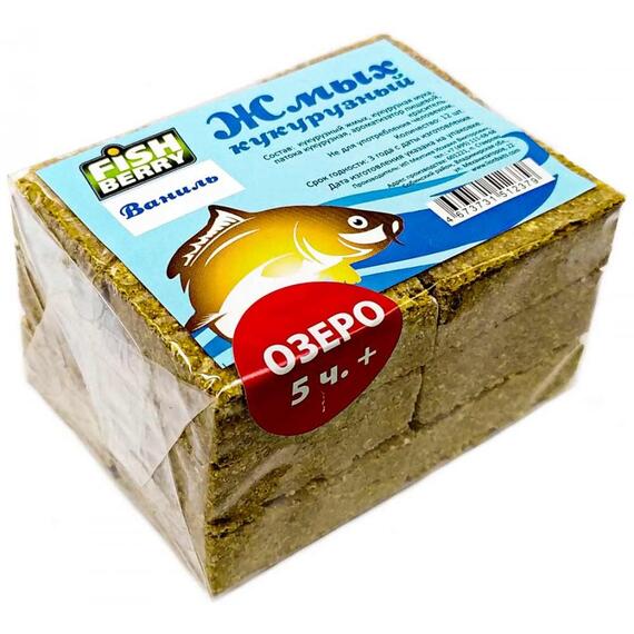 Fishberry Жмых кукурузный Макуха "Ваниль. Озеро 5 часов+" 12шт, фото 