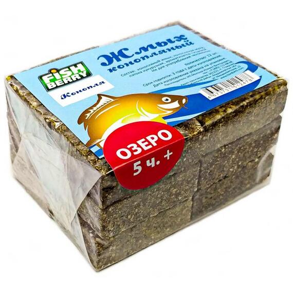 Fishberry Жмых конопляный Макуха "Конопля. Озеро 5 часов+" 12шт, фото 