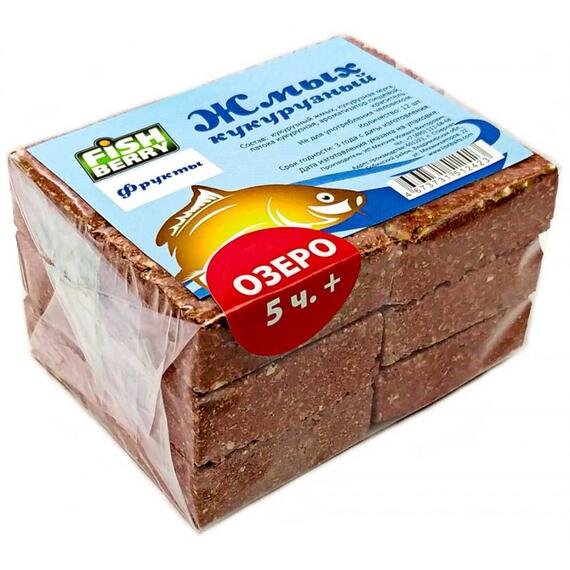Fishberry Жмых кукурузный Макуха "Фрукты. Озеро 5 часов+" 12шт, фото 