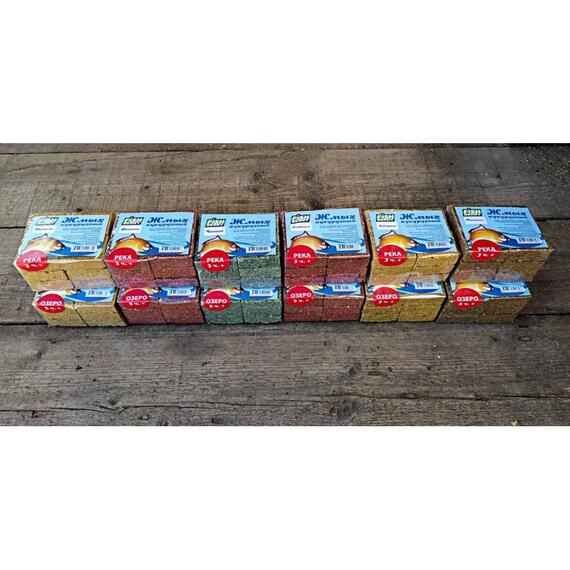 Fishberry Жмых кукурузный Макуха "Кукуруза. Озеро 5 часов+" 12шт, фото , изображение 2