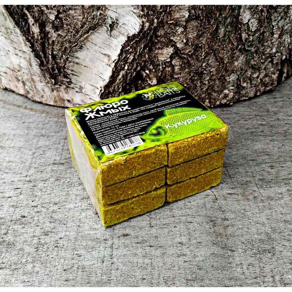 Lion baits Жмых Флюро Макуха "Кукуруза" 12шт, фото , изображение 2