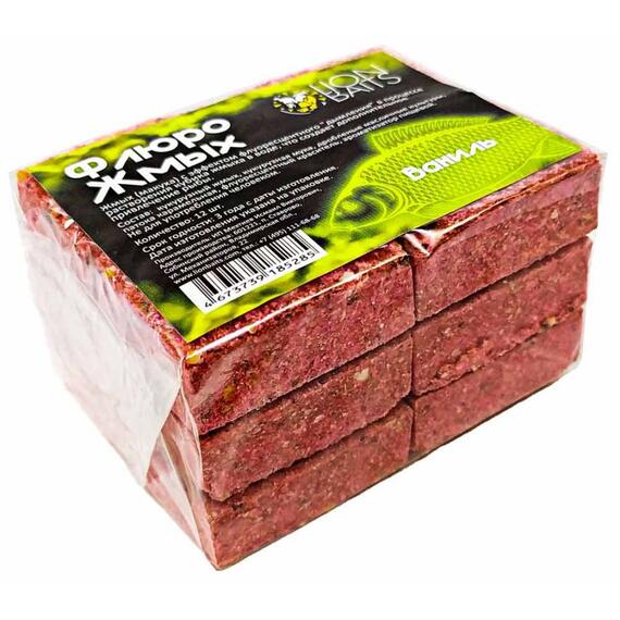 Lion baits Жмых Флюро Макуха "Ваниль" 12шт, фото 