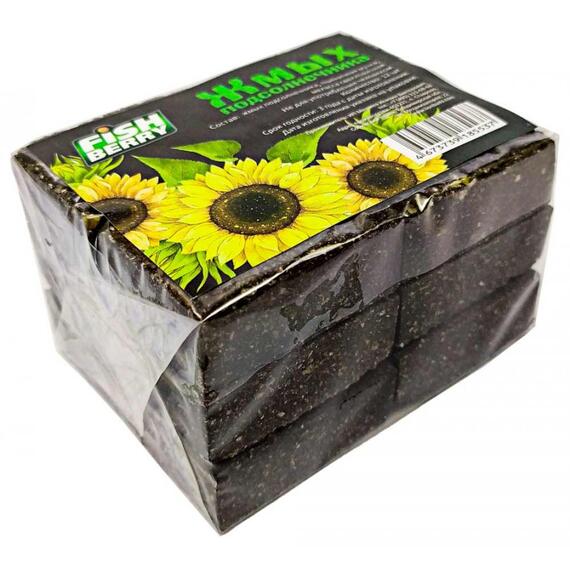 Fishberry Жмых подсолнечника Макуха 12шт, фото 