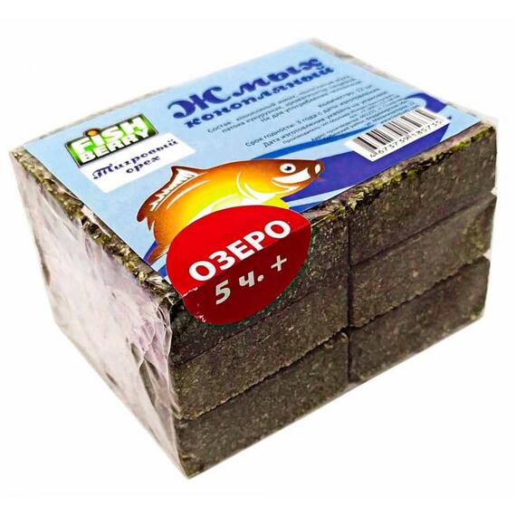 Fishberry Жмых конопляный Макуха "Тигровый орех. Озеро 5 часов+" 12шт, фото 