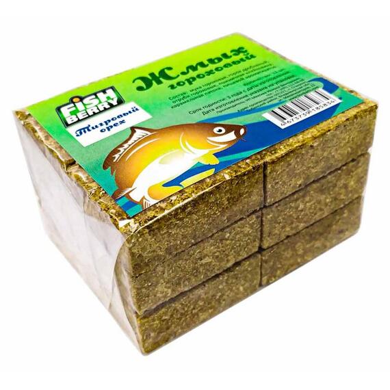 Fishberry Жмых гороховый Макуха "Тигровый орех" 12шт, фото 