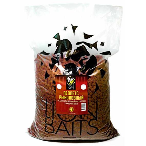 Lion baits Пеллетс карповый (криль, цвет - оранж) 10мм - 15 кг, фото 