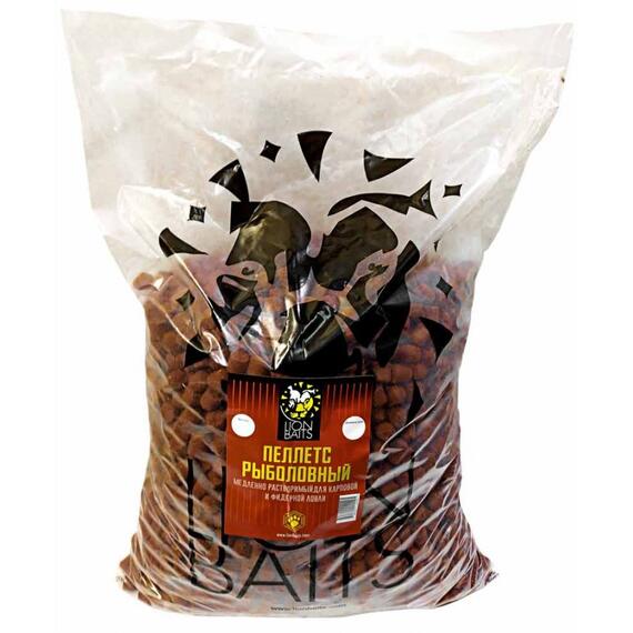 Lion baits Пеллетс карповый (криль, цвет - оранж) 16мм - 15 кг, фото 