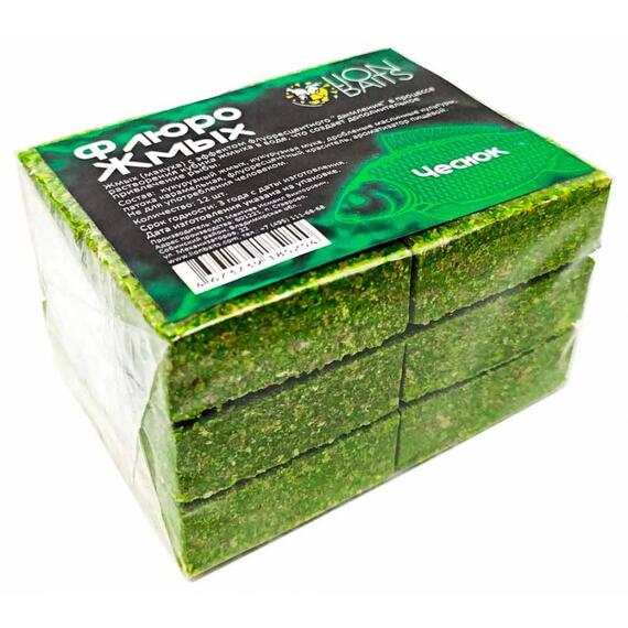 Lion baits Жмых Флюро Макуха "Чеснок" 12шт, фото 