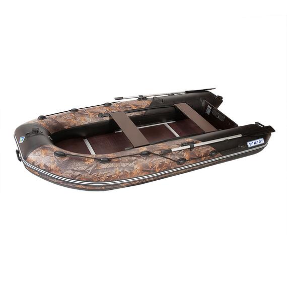 Лодка моторная килевая Пилот 300 ЖС, Цвет: камуфляж/чёрный, Материал: Армированный ПВХ, фото 