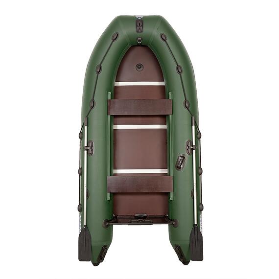 Лодка моторная килевая Пилот 320 ЖС, Цвет: Зелёный, Материал: Армированный ПВХ, фото , изображение 2
