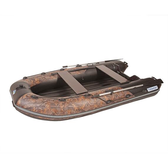 Лодка моторная килевая Пилот 320 НД НД, Цвет: камуфляж/чёрный, фото 