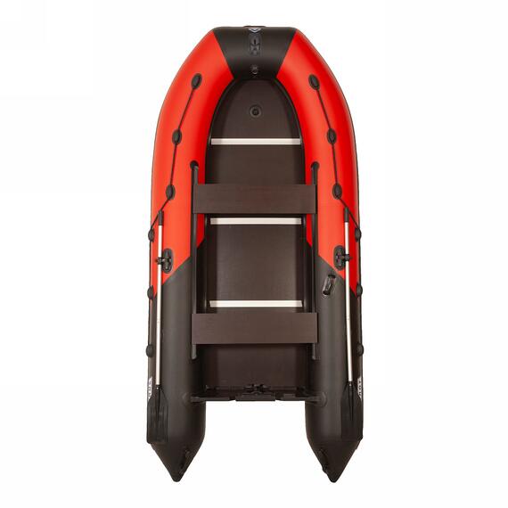 Лодка моторная килевая Пилот 330 ЖС, Цвет: красный/чёрный, фото , изображение 2