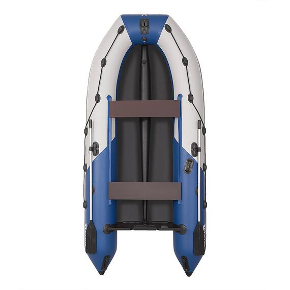 Лодка моторная килевая Пилот 340 ЖС, Цвет: белый/синий, фото , изображение 2