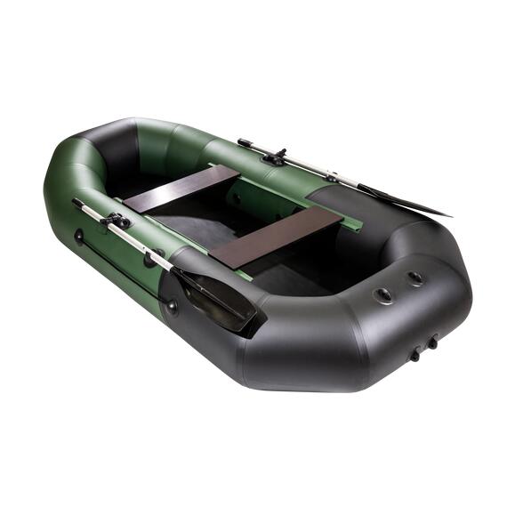 Надувная лодка Таймень NX 270 зеленый/черный, фото , изображение 4