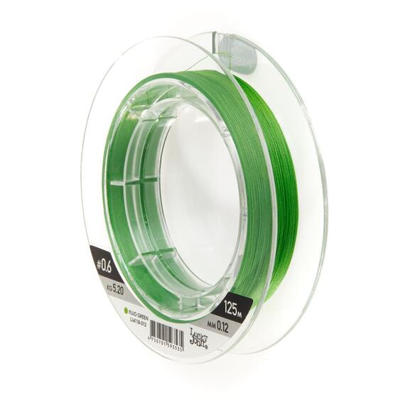 Леска плет. Lucky John Vanrex х8 BRAID Fluo Green 125/012, фото , изображение 3