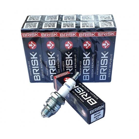 Свеча BRISK NR14C аналог свечи NGK BR7HS/BPRHS7, фото , изображение 3
