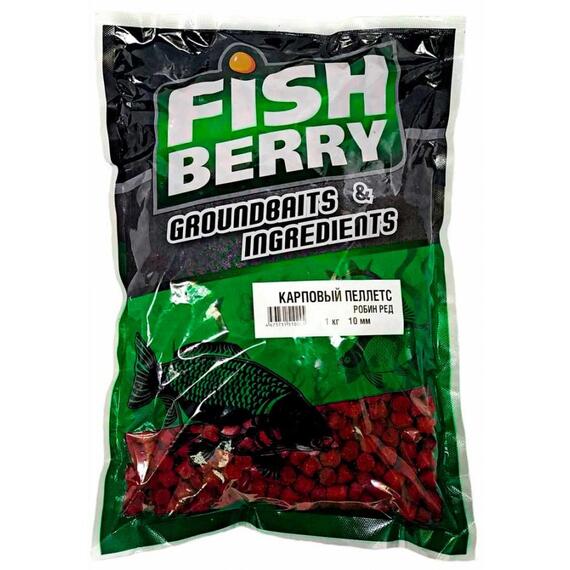 Пеллетс карповый Carp pellets "Робин Ред" (красный) 10мм - 1кг, фото 